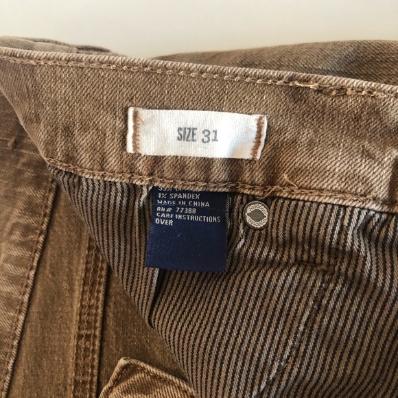 Madewell Tan Cutoff Denim Shorts - Picture 4 of 4